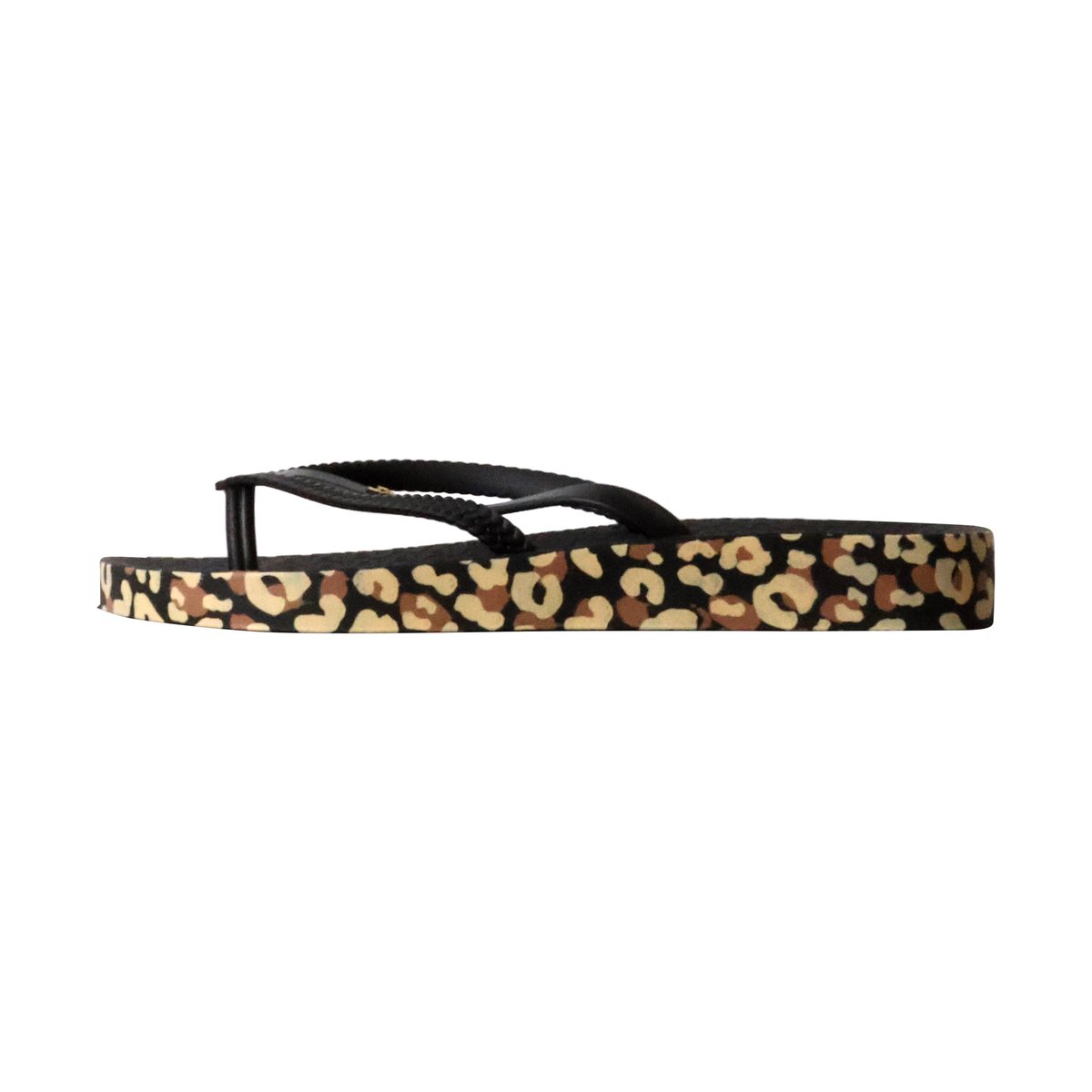 Tong Bossa Soft noir/jaune, IPANEMA