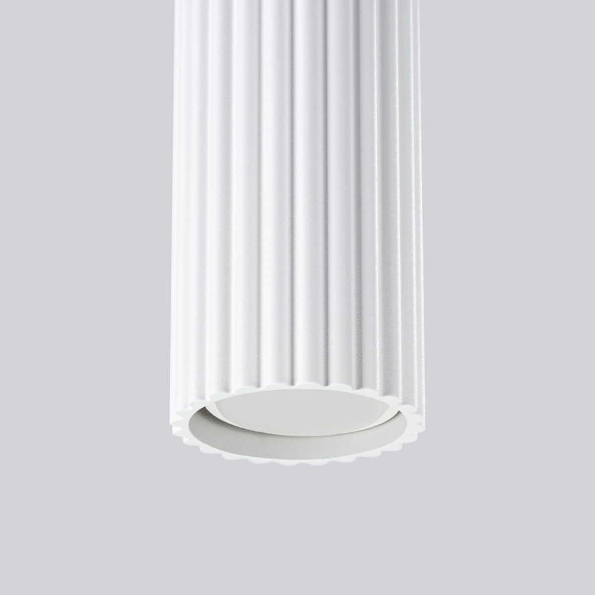 Suspension Aluminium Blanc GU10 1 Karbon blanc, EDEN