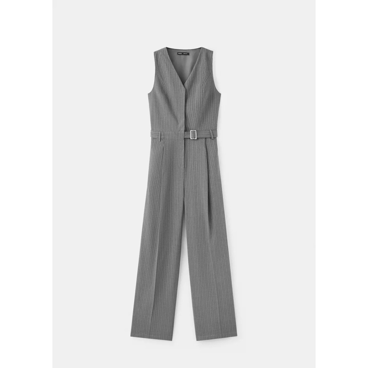 Combinaison rayures tennis ceinture gris, MANGO