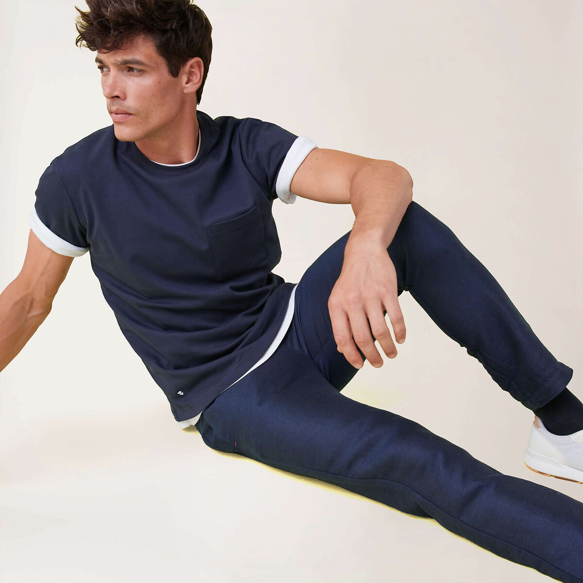 T-shirt manches courtes bleu marine, LE SLIP FRANCAIS