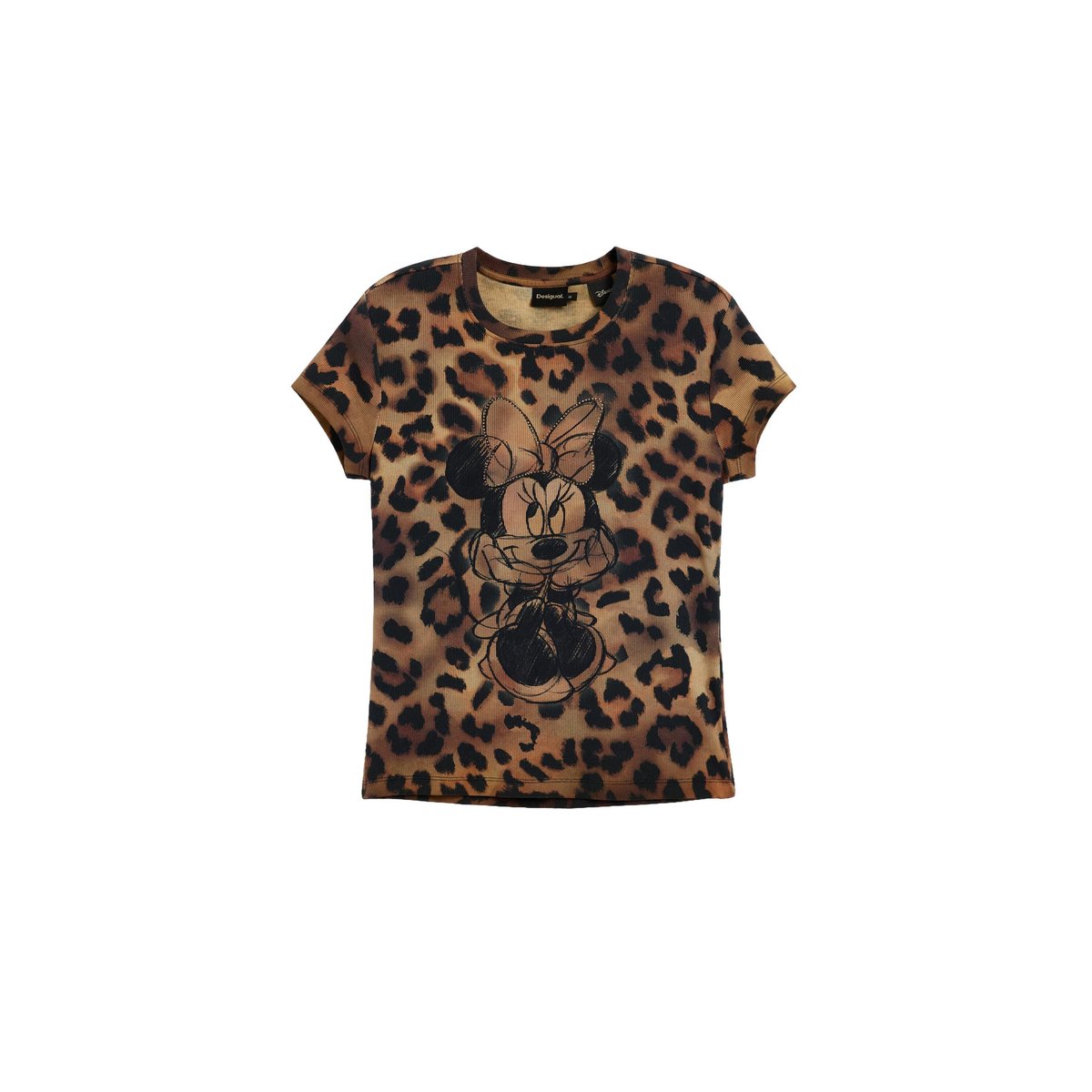 T-SHIRT MICKEY™ IMPRIMÉE marron, DESIGUAL