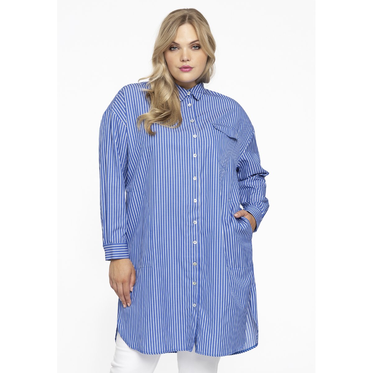 Robe avec rayures bleu, YOEK