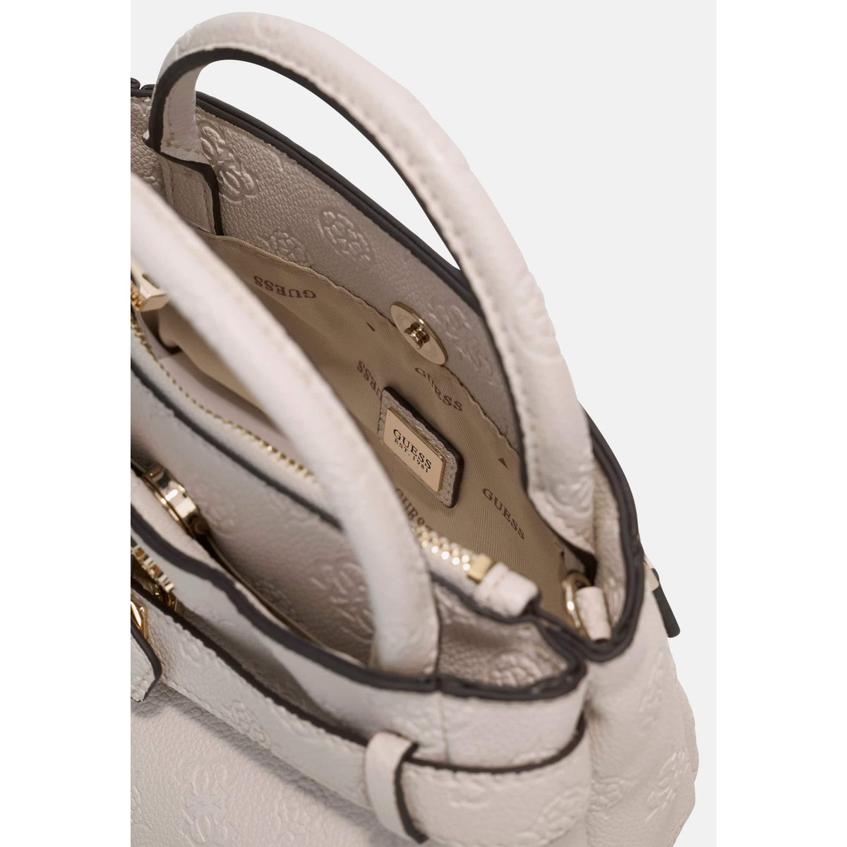 Sac Bandoulière Avec Logo Ella gris clair, GUESS