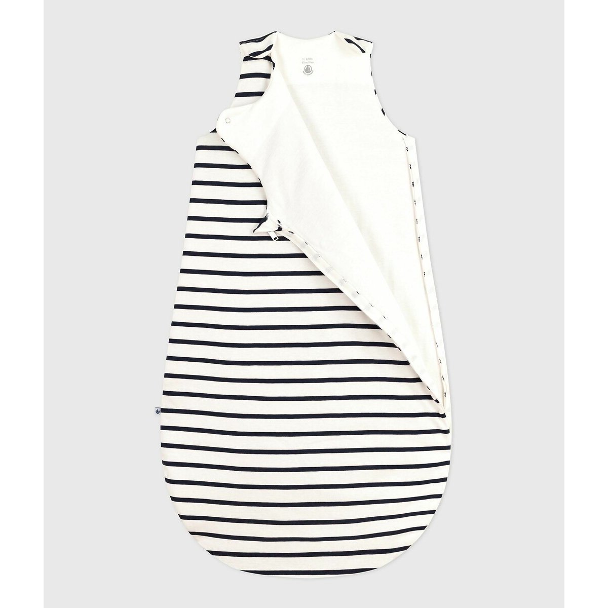 Gigoteuse en coton rayée rayé bleu, PETIT BATEAU