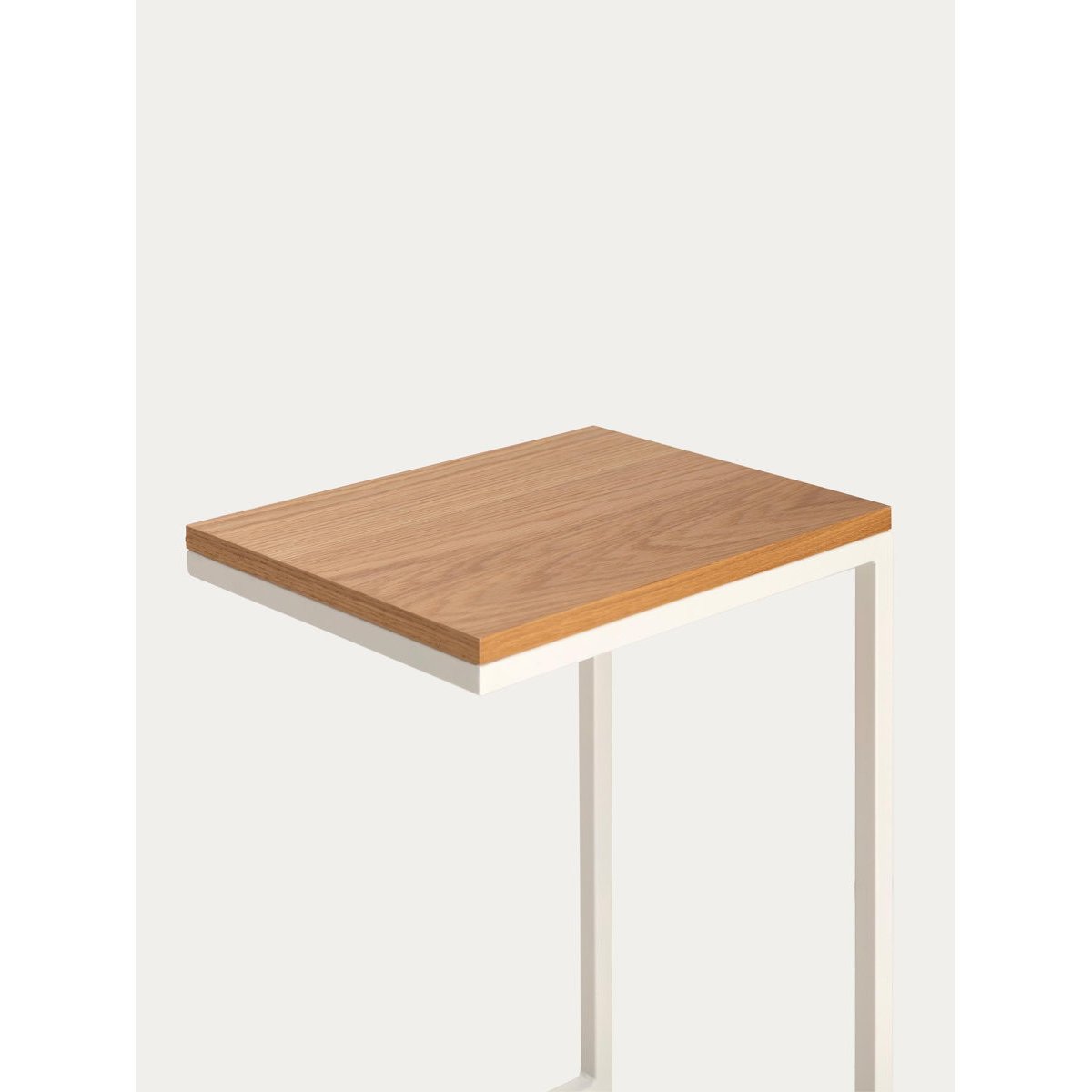 Table d'appoint Bois - GALIA beige clair et blanc, KENAY