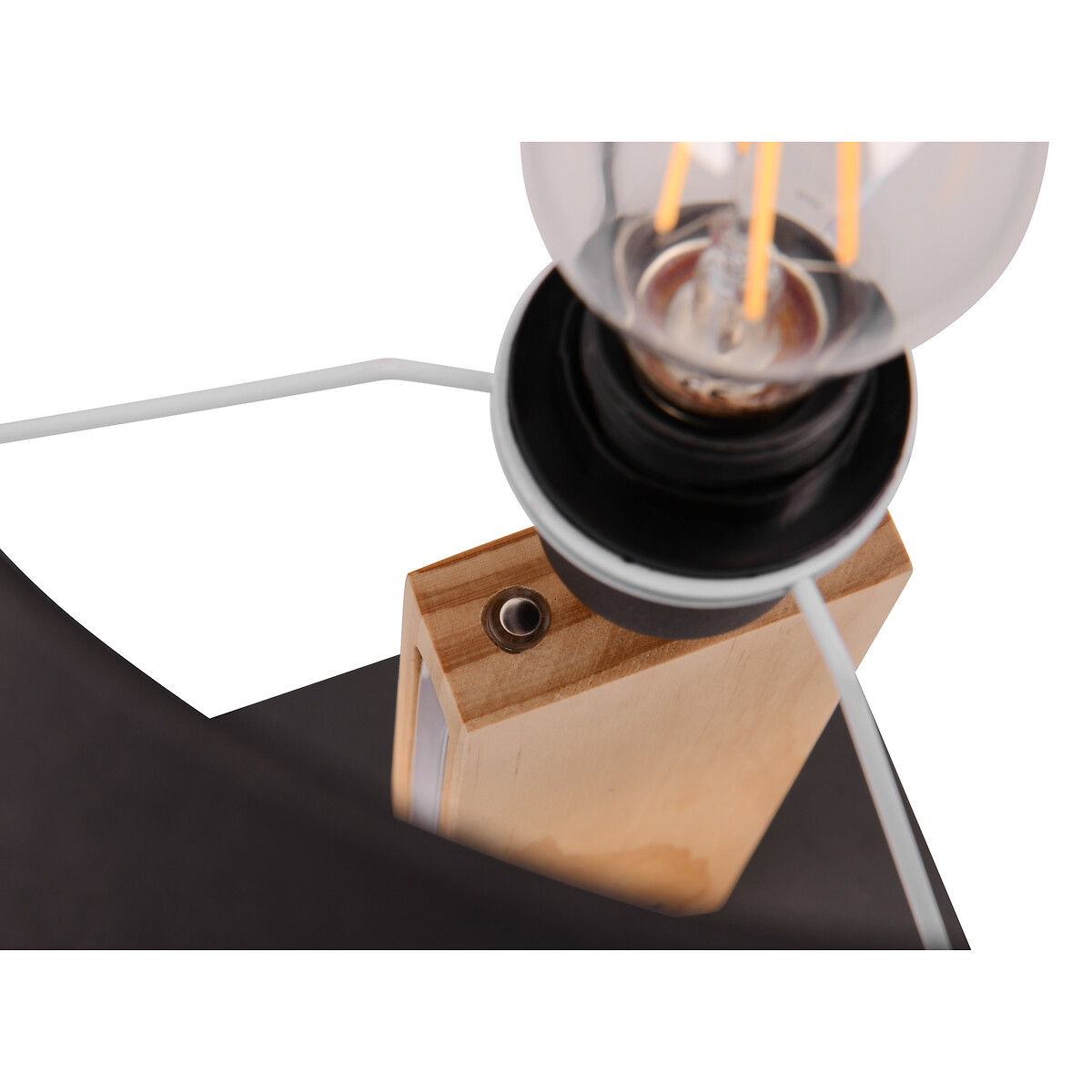 Candeeiro de mesa Rahul, TRIO Lighting preto , TRIO LIGHTING