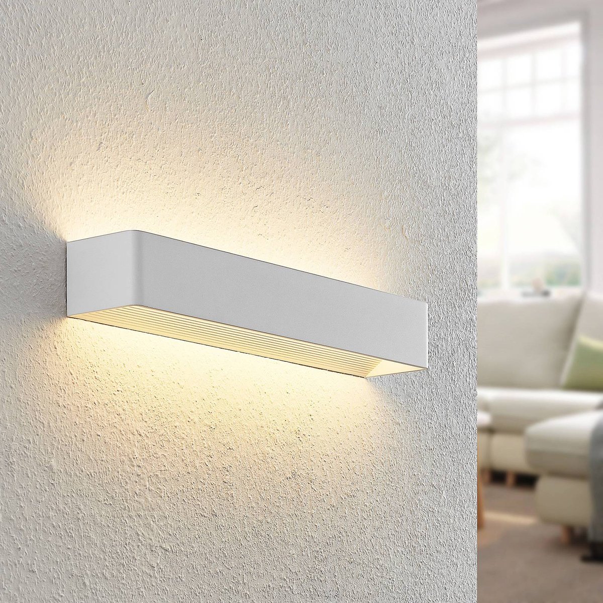 Applique en aluminium moderneLED, Karam blanc, ARCCHIO