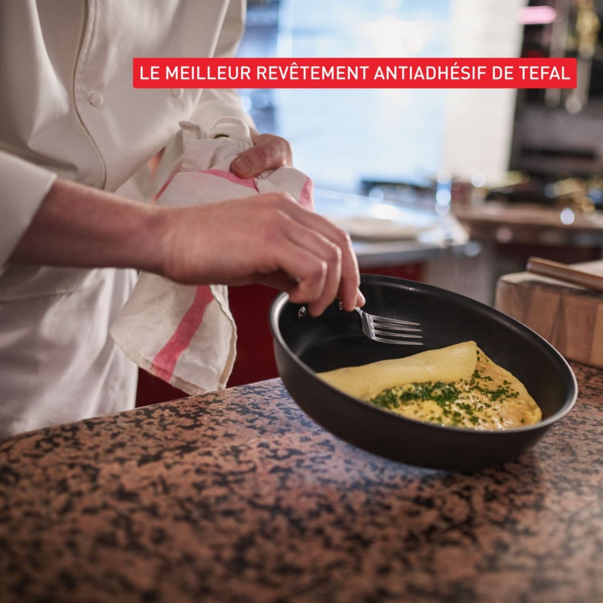 Poêle 28cm Bocuse Edition couleur unique, TEFAL