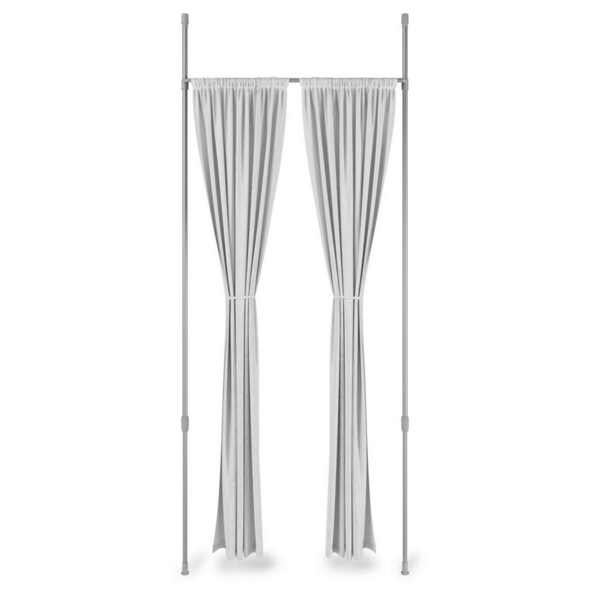 Tringle séparateur de pièce ANYWHERE argent, UMBRA