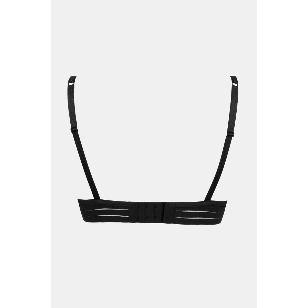 Soutien-gorge corbeille à coques en microfibre et tulle NUFIT noir, MAISON LEJABY