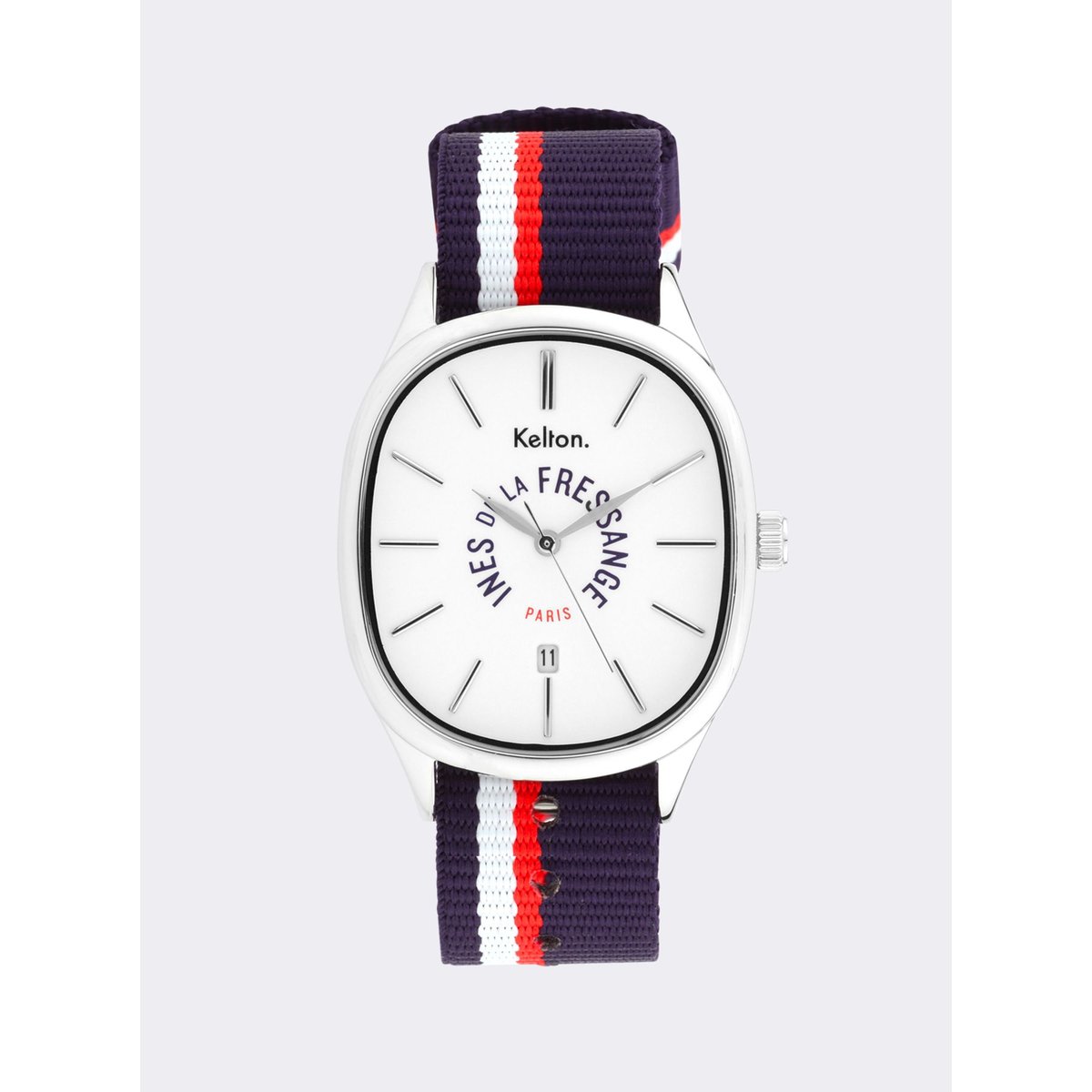 Montre Grande Colorama Sport navy Kelton x Ines de la Fressange Paris bleu, INES DE LA FRESSANGE PARIS