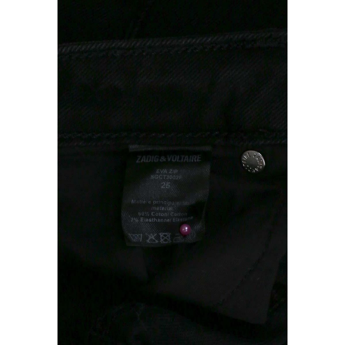 Jean slim - Très Bon État noir, ZADIG&VOLTAIRE
