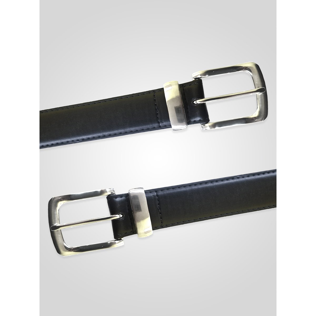 Ceinture grande taille avec embout en métal JOSEPH noir, DUKE