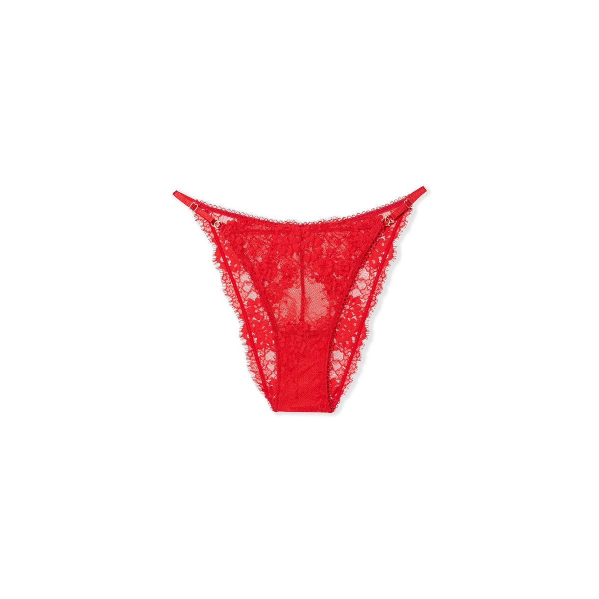 Tanga en dentelle COCO rouge, ETAM
