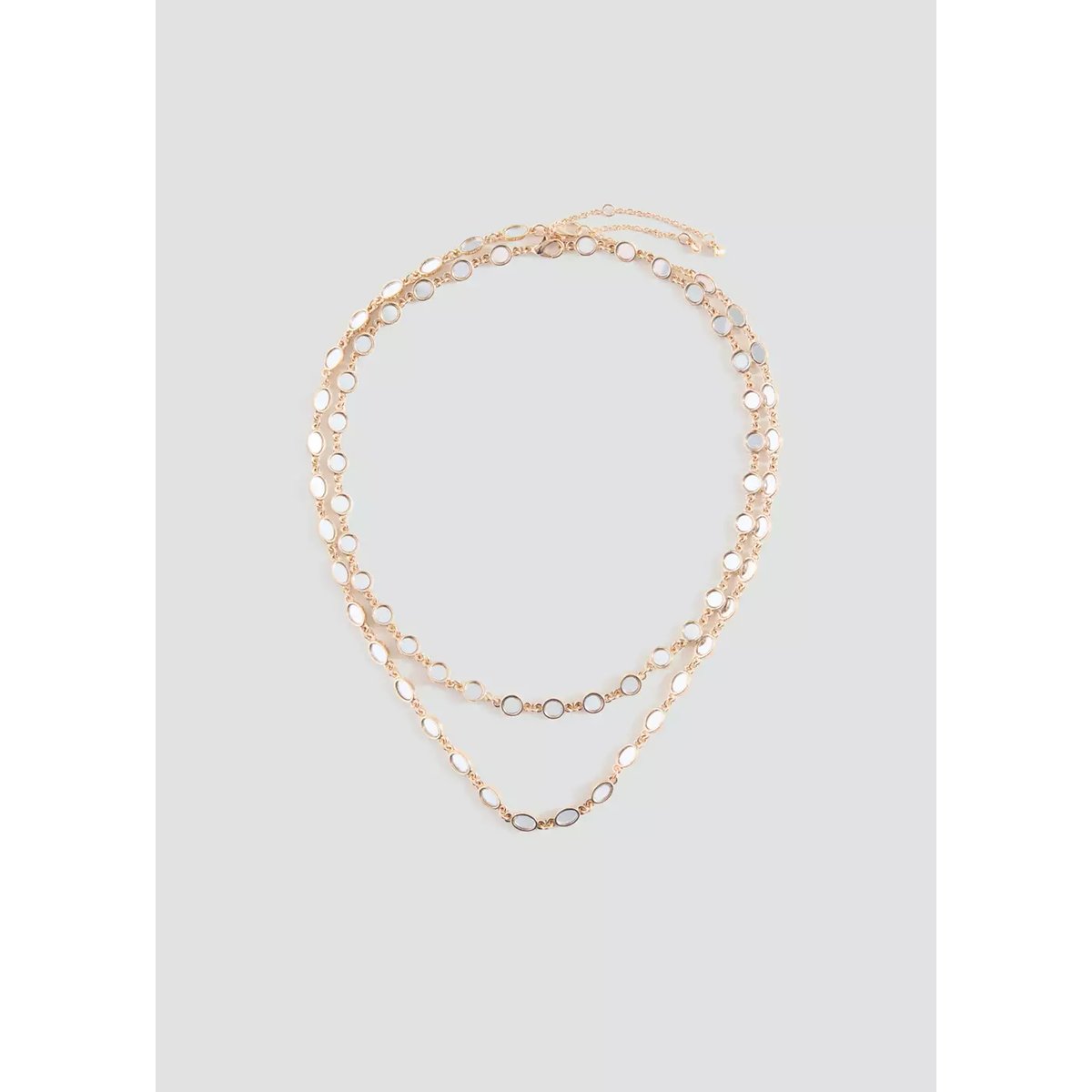 Collier effet cristaux or, MANGO TEEN