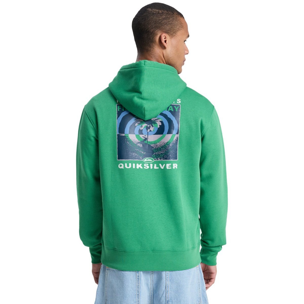 Sweat à capuche SALT WATER GRAPHIC vert leprechaun, QUIKSILVER