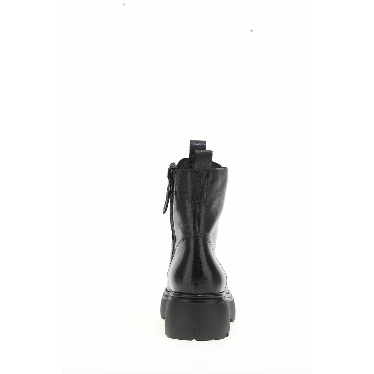 Lace-Up Ankle Boots in Leather black, MJUS