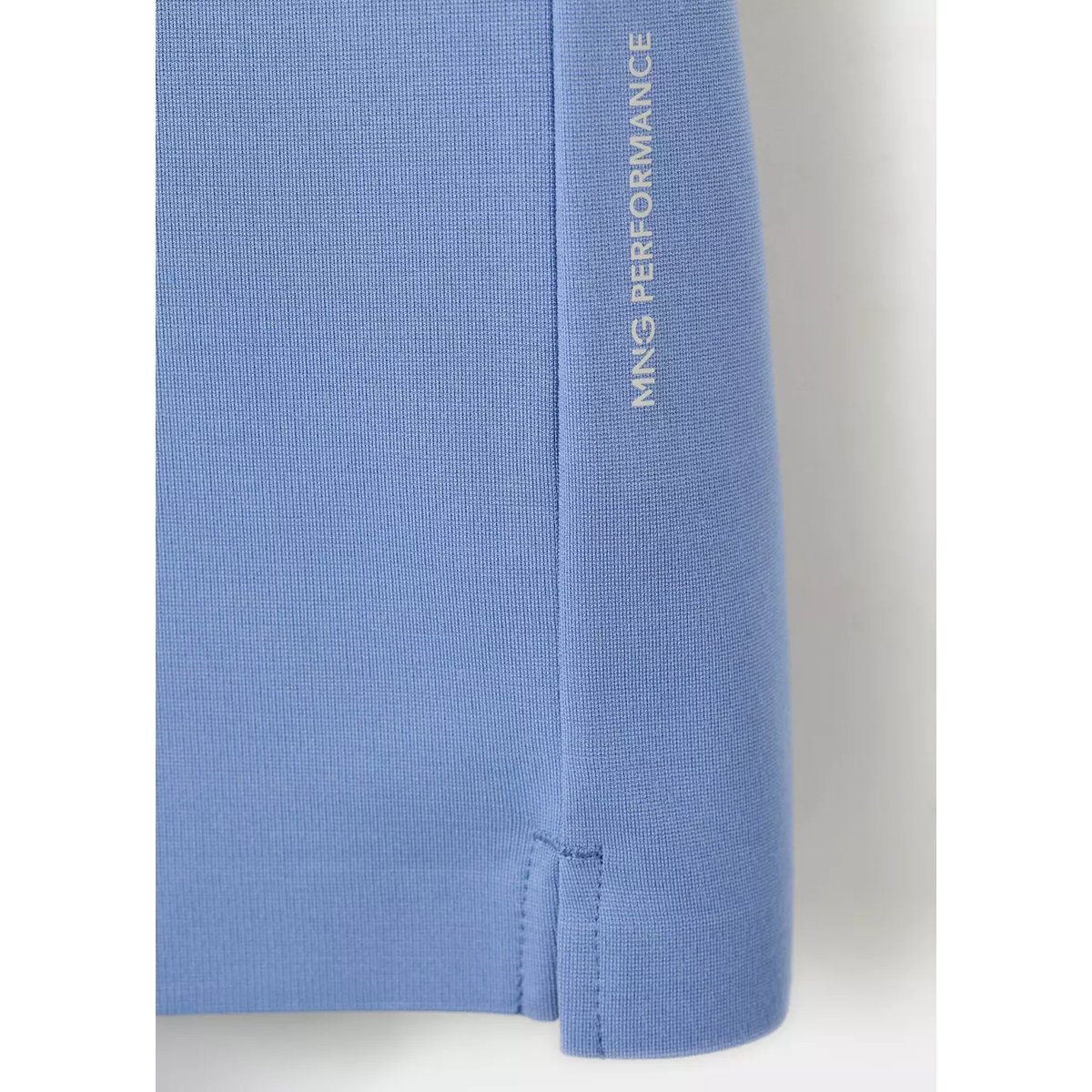 T-shirt slim-fit comfort stretch Coolmax ® bleu porcelaine, MANGO MAN