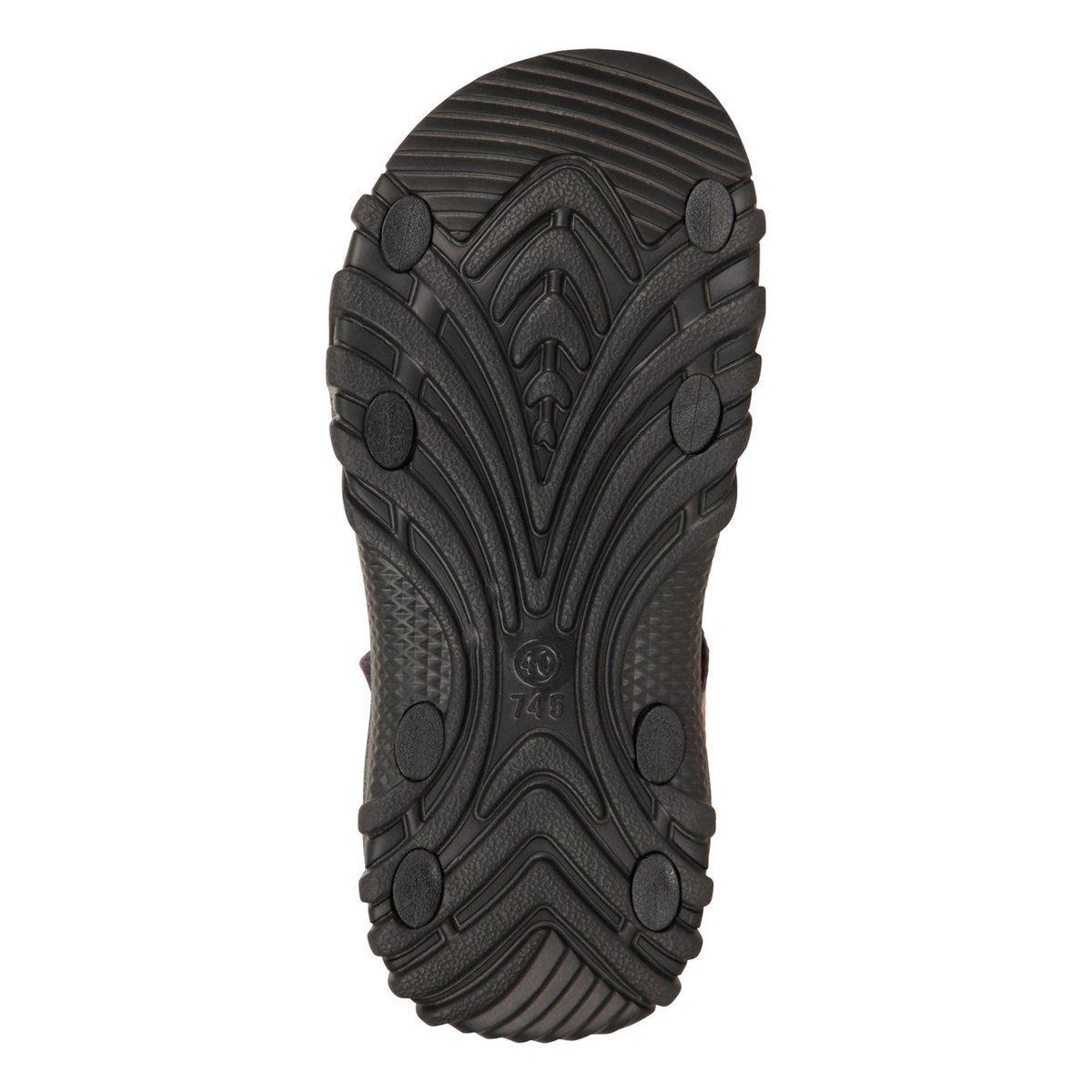 Sandales à scratch motif/style chevrons CYPRUS rose, MOUNTAIN WAREHOUSE