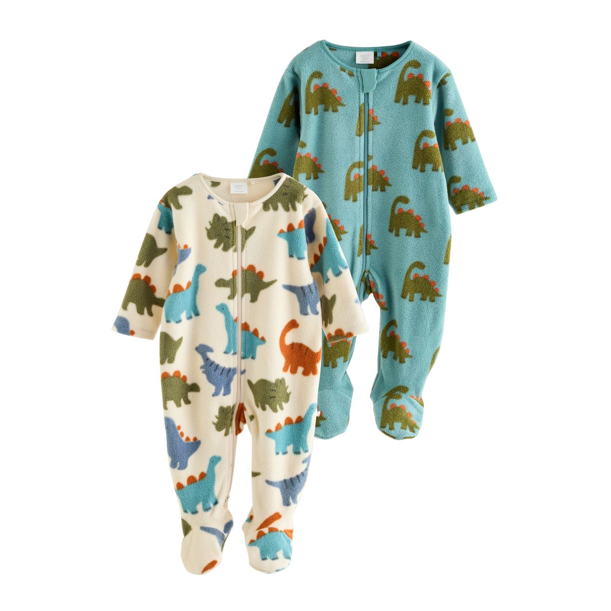 Dors-bien en micro polaire bébé, lot de 2 bleu, NEXT