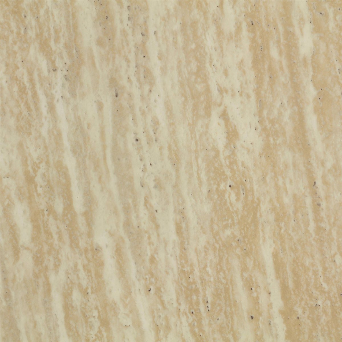 Table basse ronde marbre collection S.DUNE beige et noyer brun, RECOLLECTION