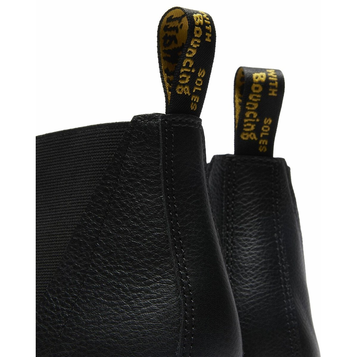 Stivaletti Chelsea in pelle Bianca II Virginia nero , DR. MARTENS