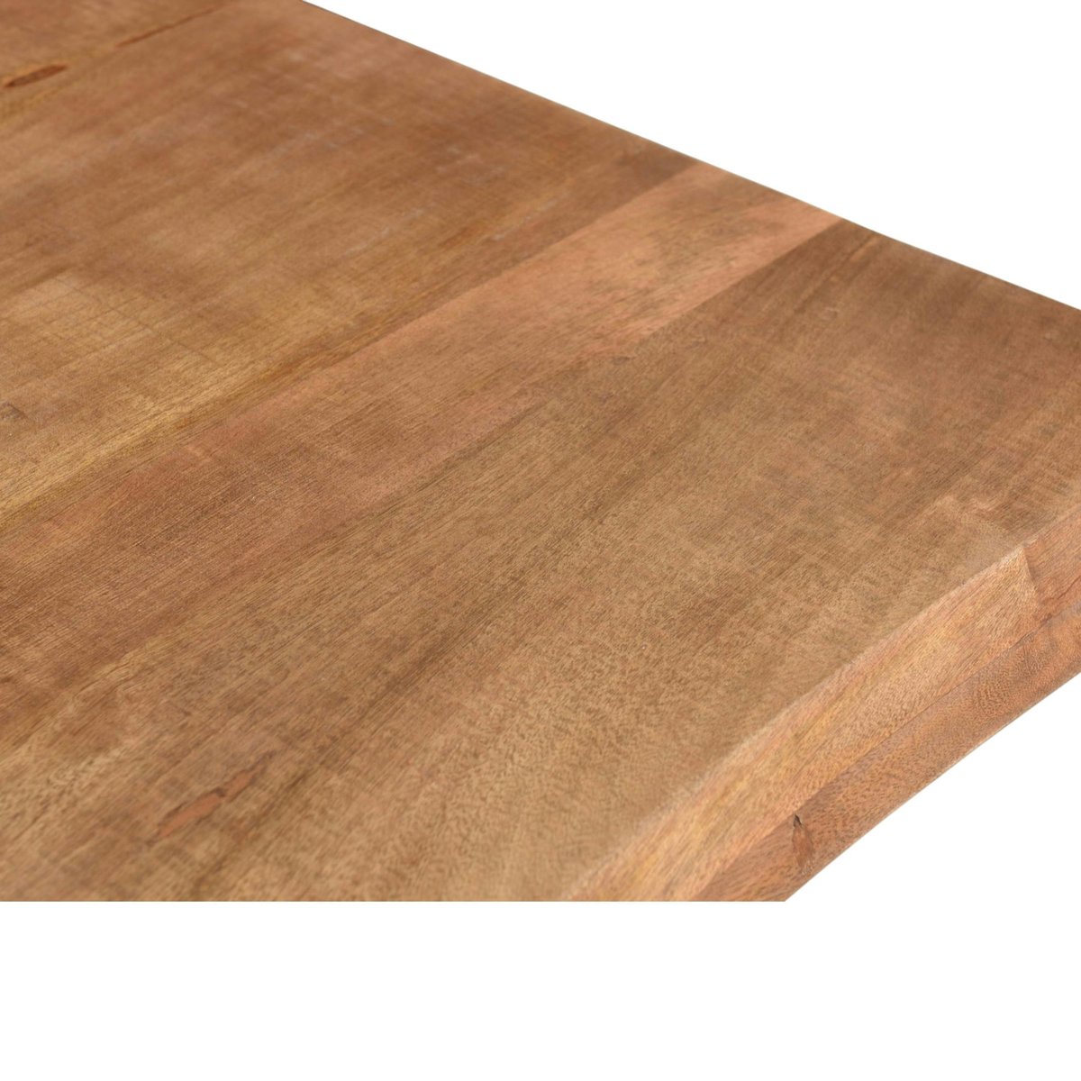 Table à manger bois pied central bords naturels 240 cm KARGO bois naturel, PIER IMPORT