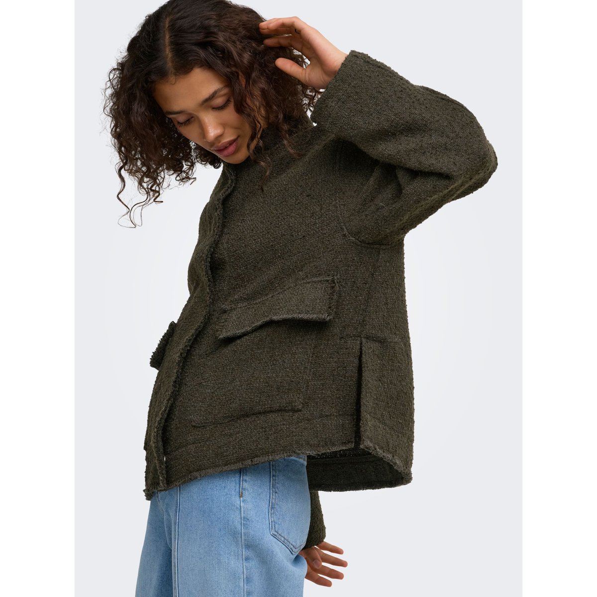 Cardigan verte - black olive 1, JDY