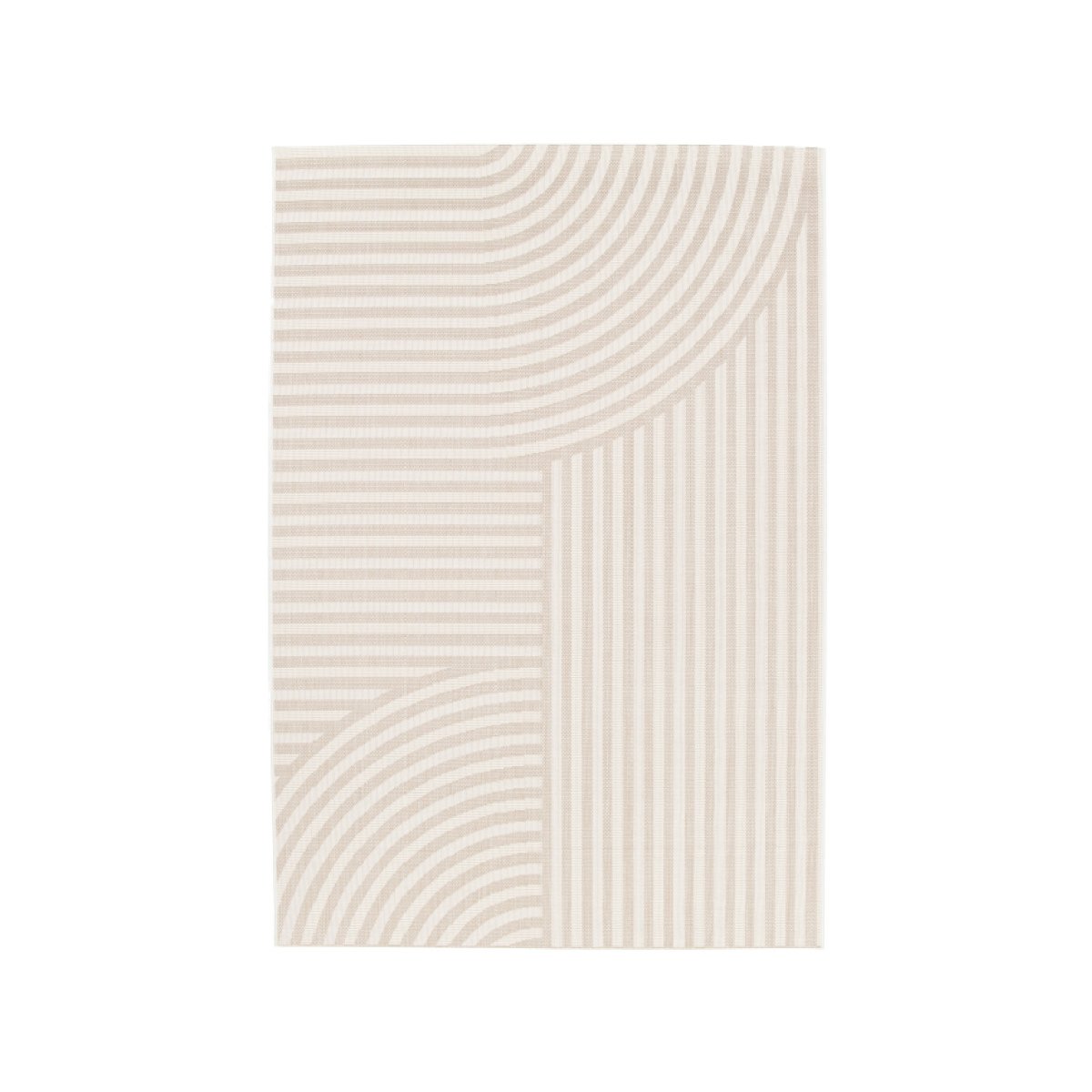 Tapis poils courts style moderne, ANNIE beige, BOBOCHIC