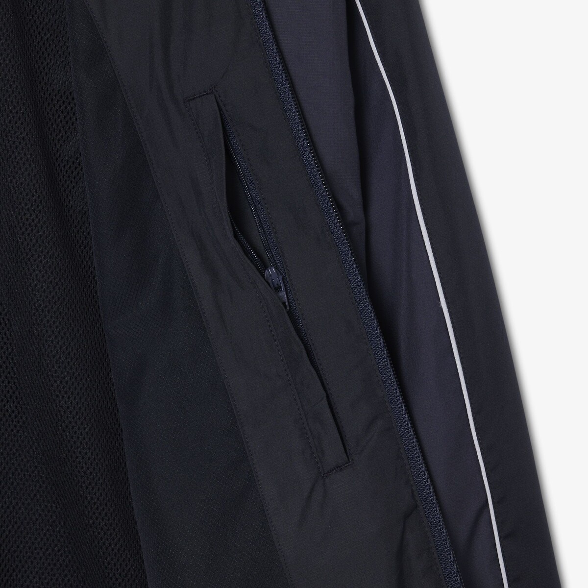 Veste de survêtement color-block déperlante noir-4ci, LACOSTE