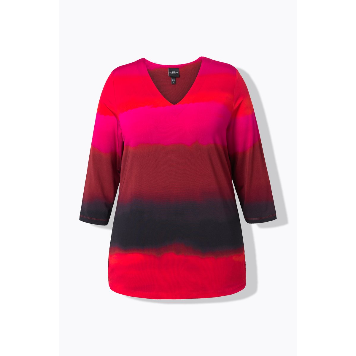 T-shirt longau tombé fluide salsa, ULLA POPKEN