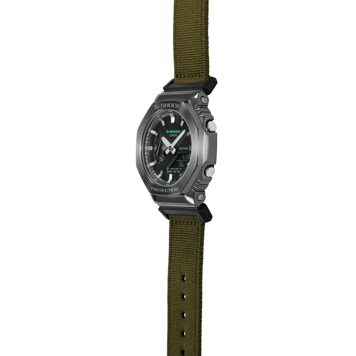 Montre Analogique Digital CASIO G-SHOCK noir noir kaki, G-SHOCK