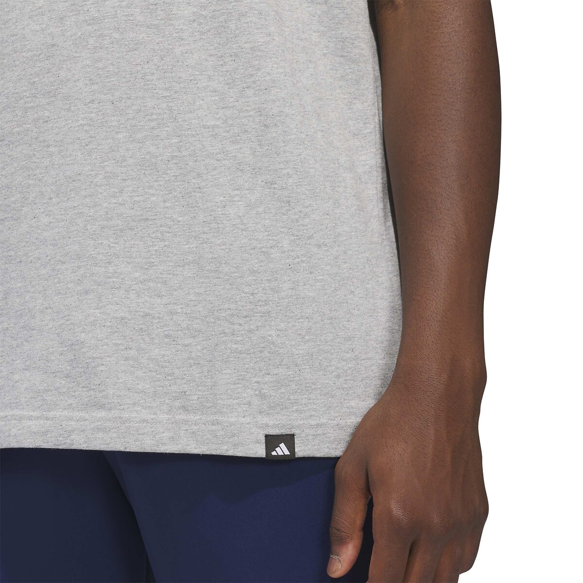 Table Tee T-Shirt with Short Sleeves grey marl, ADIDAS SPORTSWEAR