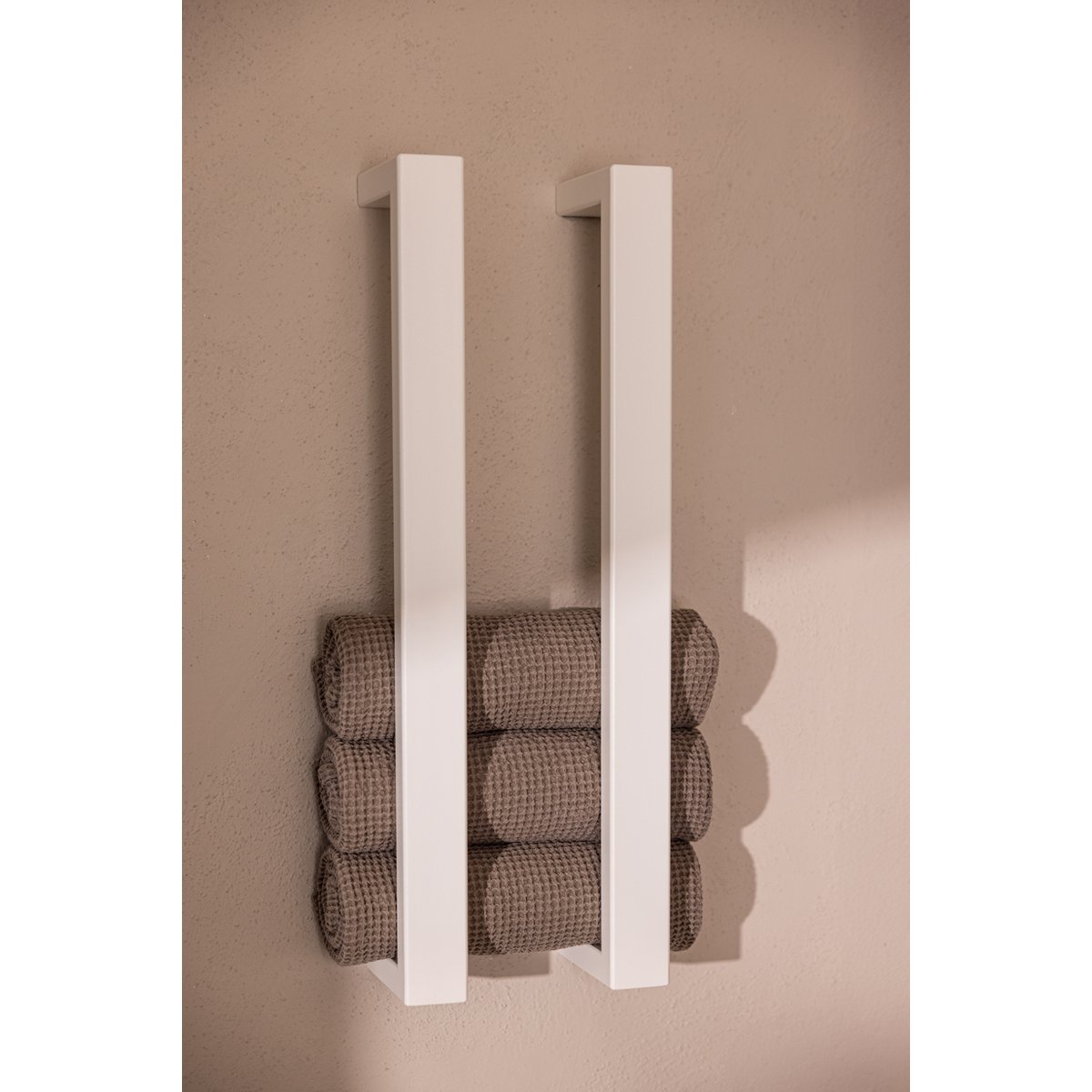 Rail à serviettes (lot de 2) NALI blanc, METALLBUDE