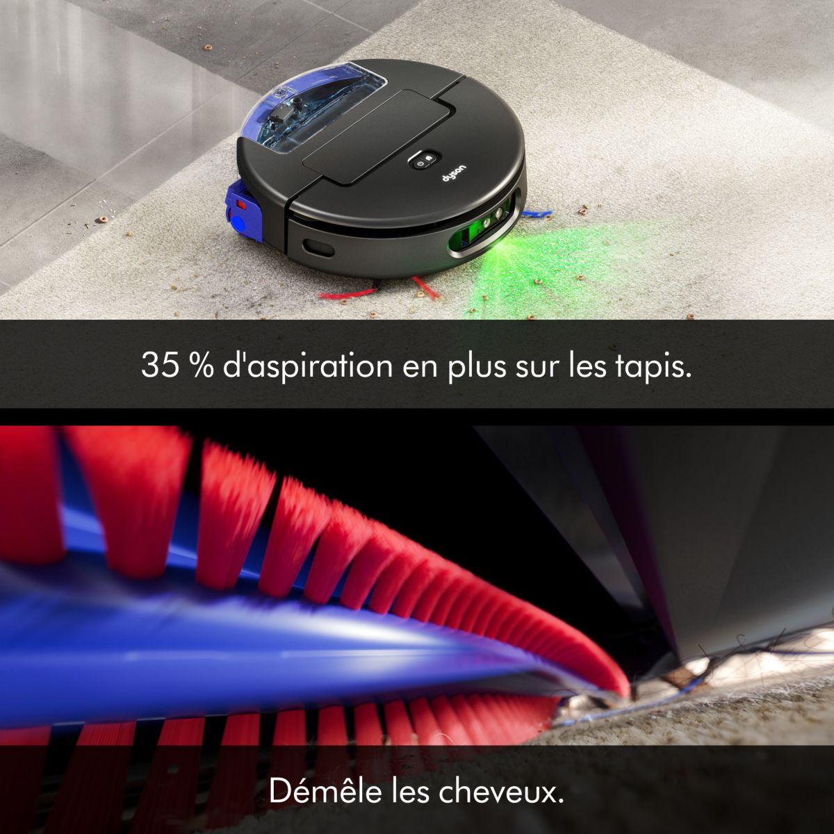Robot Aspirateur Laveur Spot+Scrub AI couleur unique, DYSON