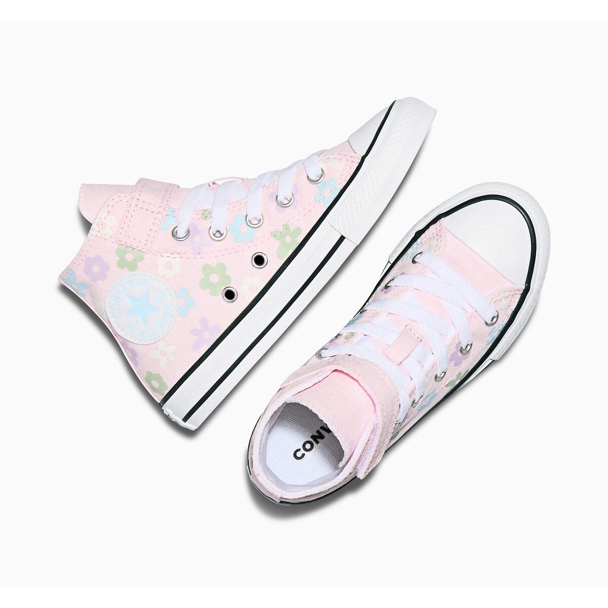 Baskets CHUCK TAYLOR ALL STAR 1V HI BUBBLY FLORAL rose, CONVERSE