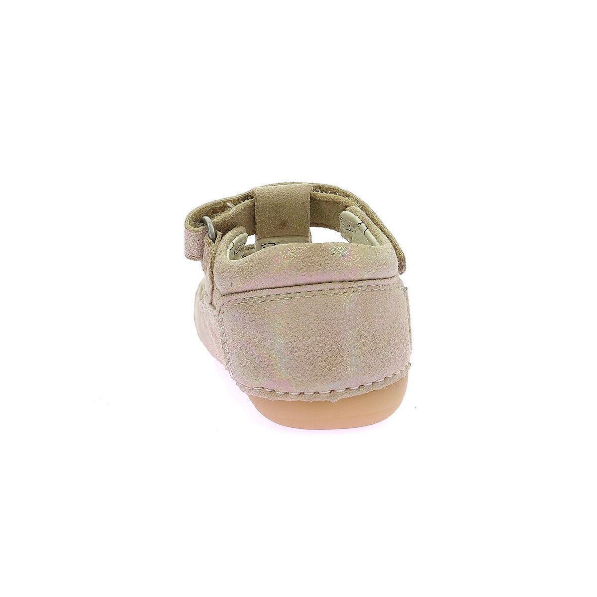 Sandálias fechadas em pele SUSHY rosa irisado, KICKERS