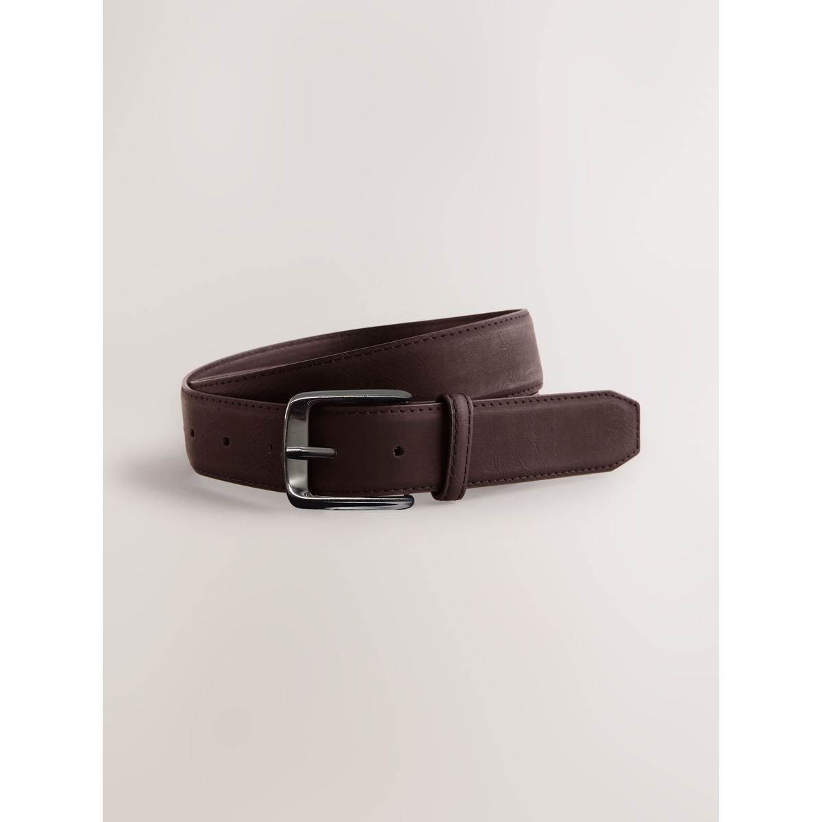 Pantalon chino doux plissé avec ceinture noir, NEXT