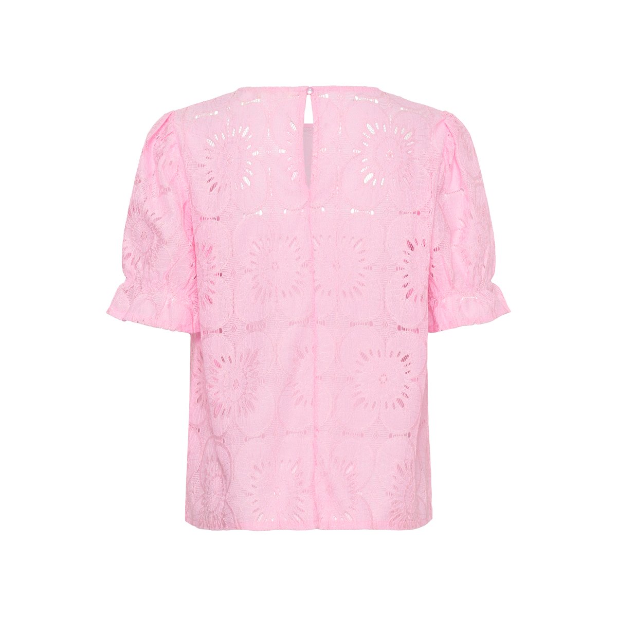 Blouse à manches courtes rose cherry blossom, CREAM