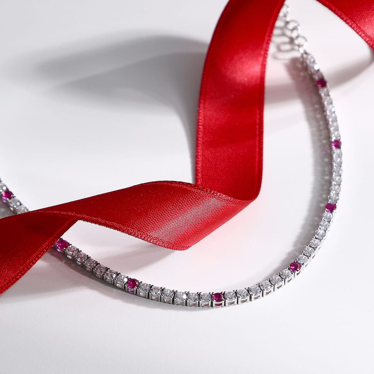 Collier en argent 925 recyclé TESORI rouge, MORELLATO