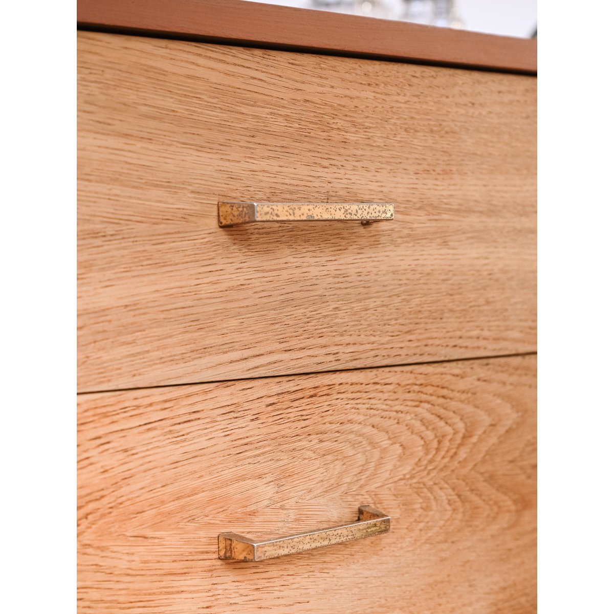 Commode scandinave en bois Olga N°1085 - Bon état bois clair, DEBONGOUT