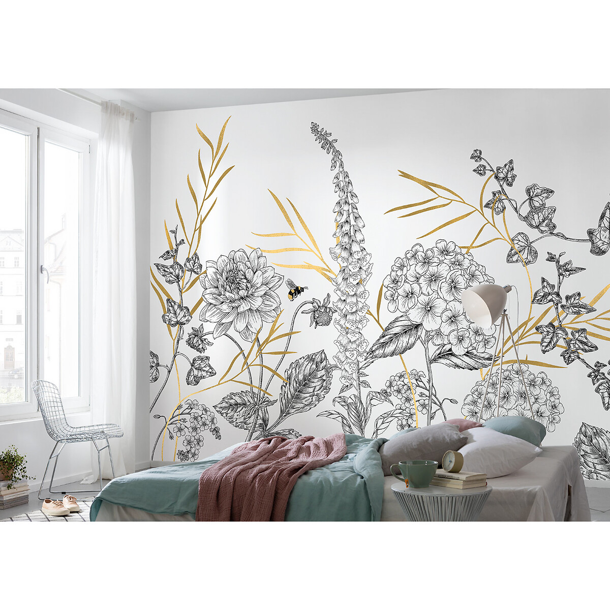 Papel de parede foto mural Bumble Bee, da Interelife multicolor, INTERELIFE