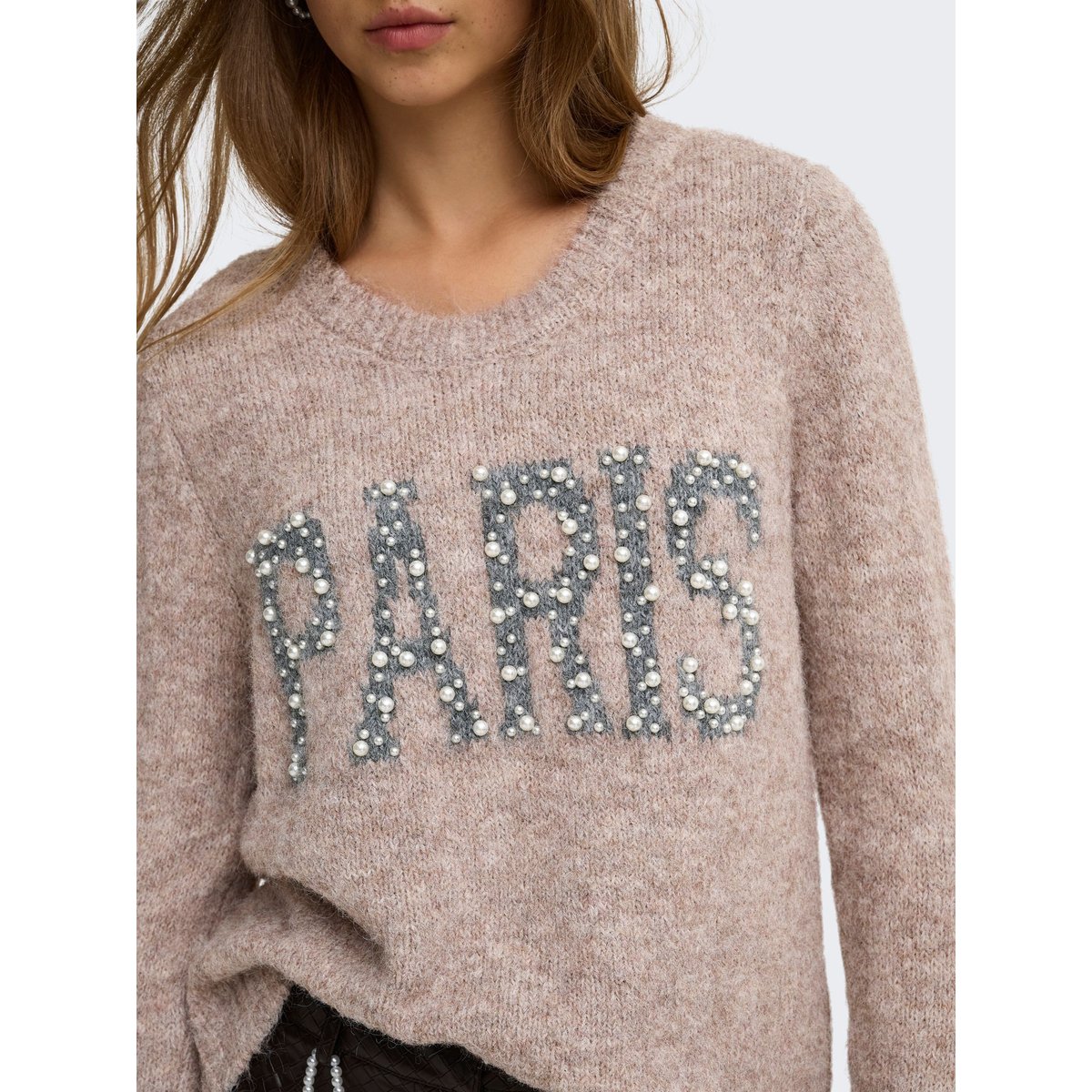 Pull En Maille silver mink 1, ONLY