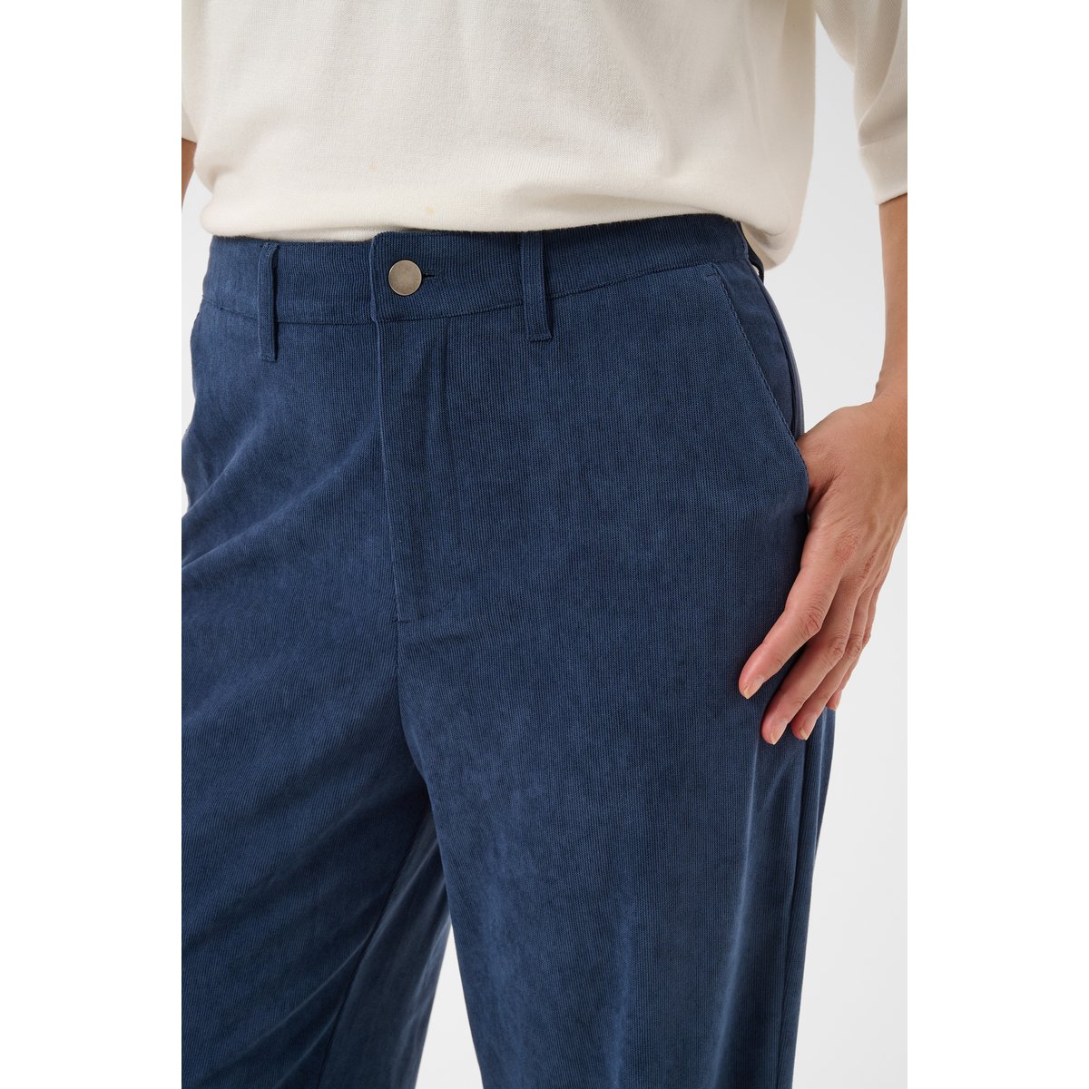Pantalon bleu midnight marine cc, KAFFE