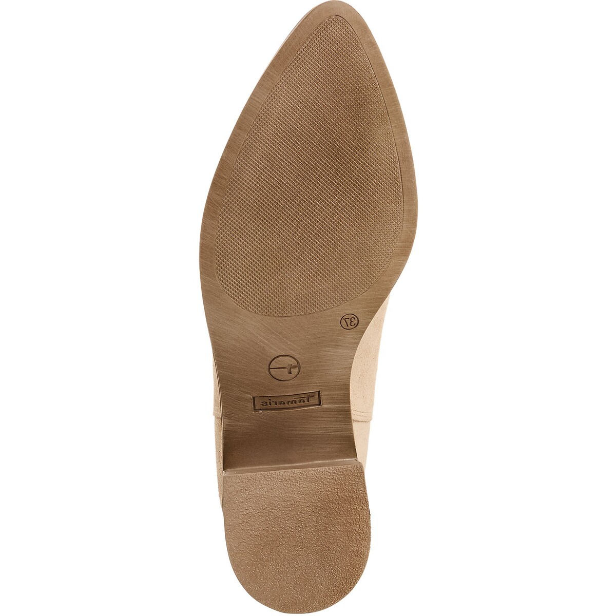 Leather Heeled Chelsea Boots beige, TAMARIS