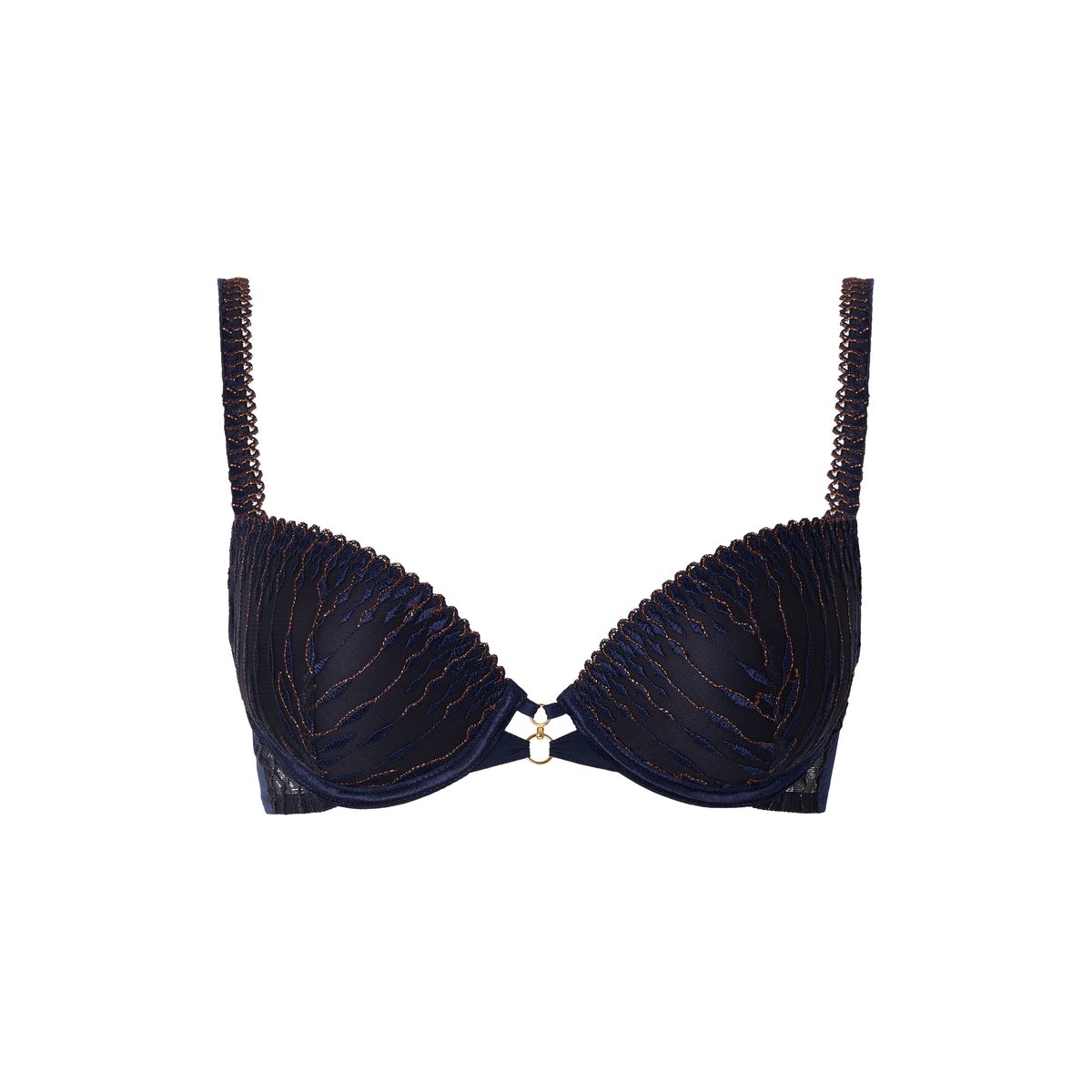 Soutien gorge Push up coques Voodoo Kiss bleu, AUBADE
