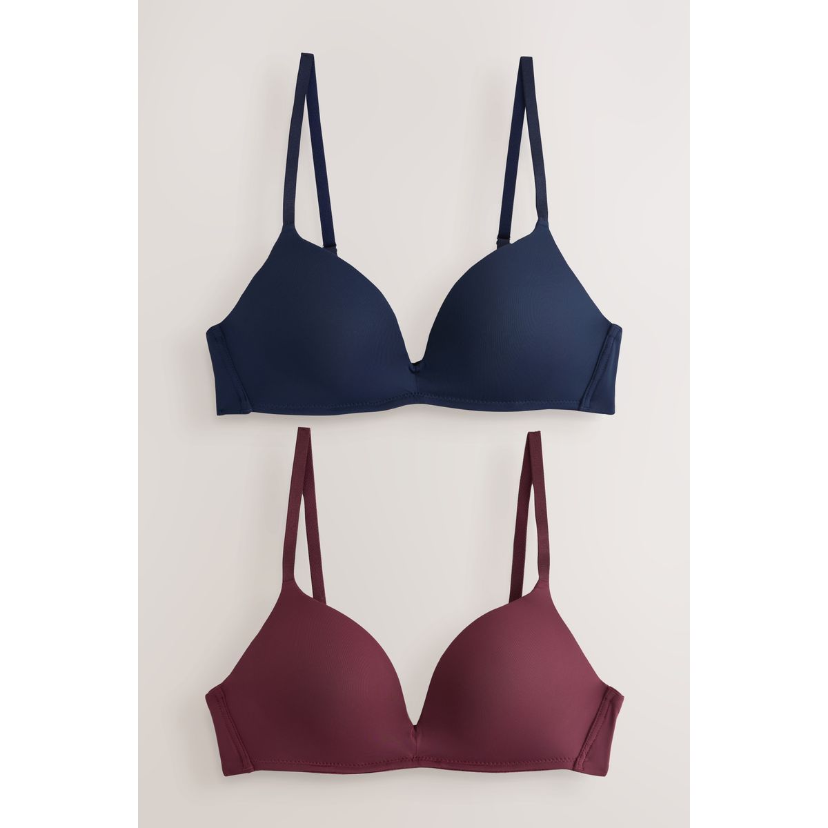 Soutien-gorge lissant, lot de 2 prune violet/marine, NEXT