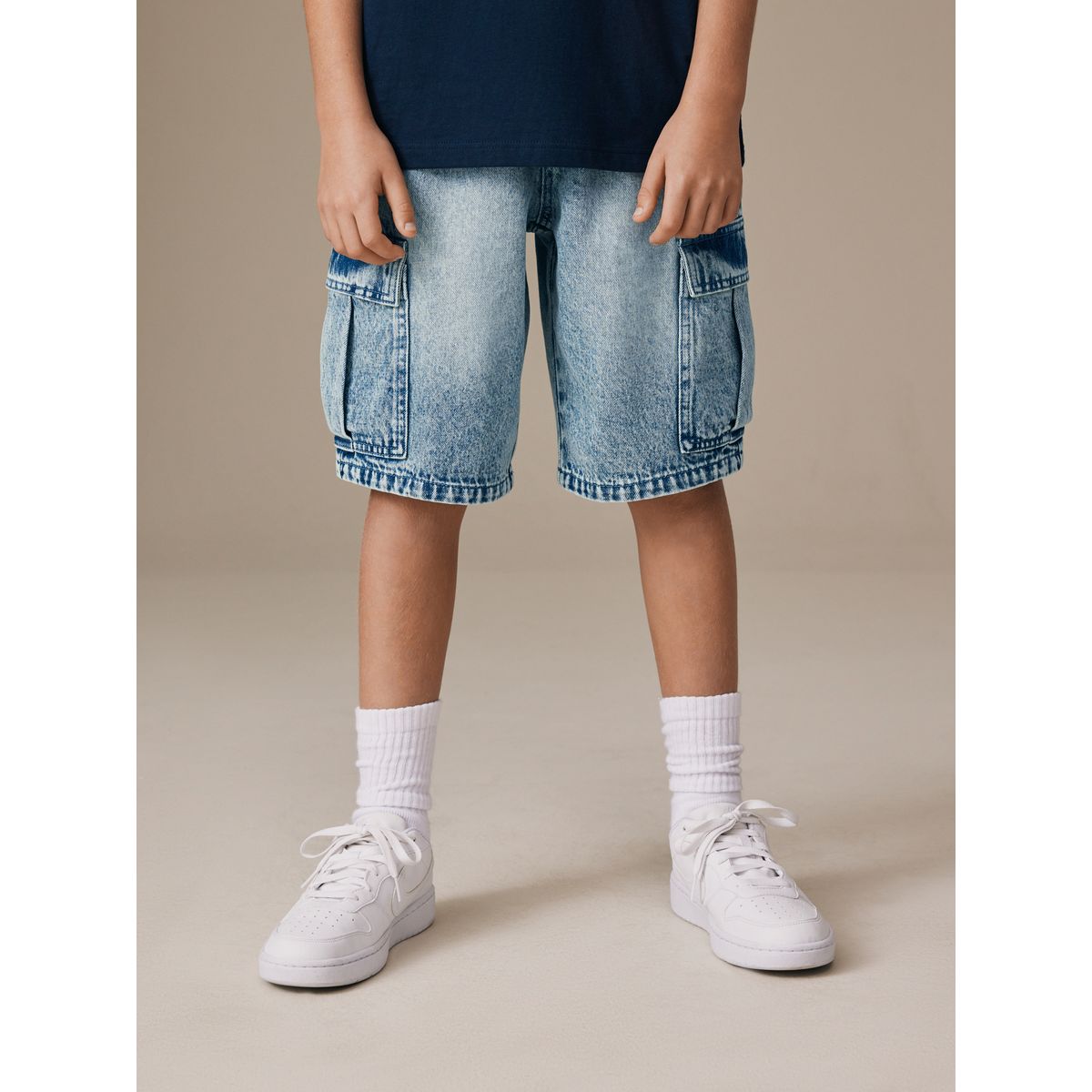 Shorts cargo jean vintage, NEXT