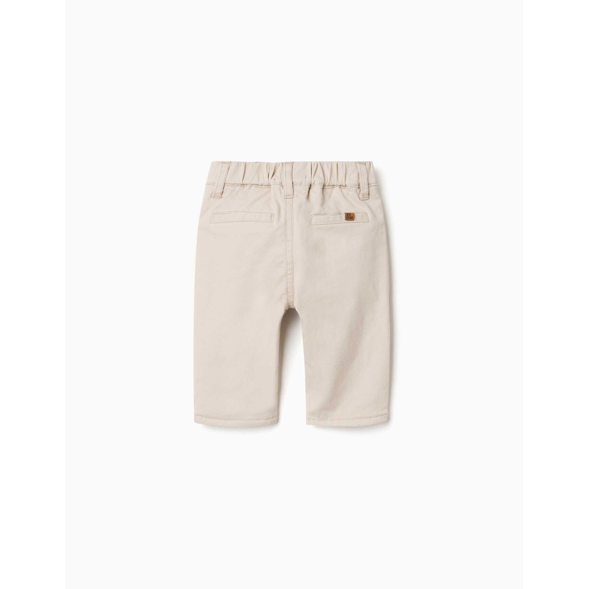 Pantalon en sergé avec doublure beige clair, ZIPPY