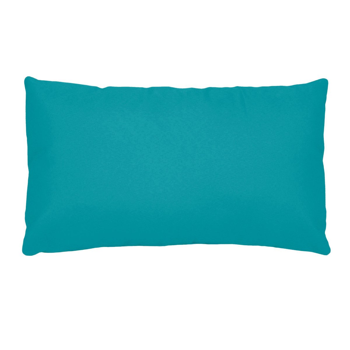 Taie D'oreiller Rectangle Unie en Coton bleu canard, LOVELY CASA